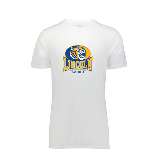 [FTSCUBWH-AS-LOGO3] Decker Men's Tri-Blend T-Shirt - Short Sleeve (Adult S, White, Logo 3)