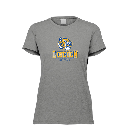 [FTSCUBGY-FAXS-LOGO1] Decker Women's Tri-Blend T-Shirt - Short Sleeve (Female Adult XS, Gray, Logo 1)